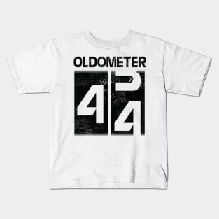 Oldometer Happy Birthday 44 Years Old Was Born In 1976 To Me You Papa Dad Mom Brother Son Husband Kids T-Shirt